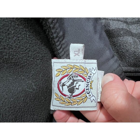 Cinch brushed plaid rustic jacket coat mens size XL - Picture 4 of 8